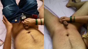 Sensual Indian wife gives a blowjob to her cuckold husbands record