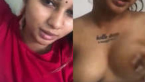 Desi beauty flaunts her ample breasts