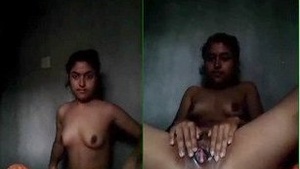Exclusive Bangla Girls Sensual Display of Her Breasts and Genitalia