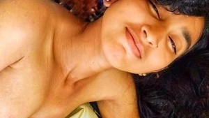 Cute Telugu girl giving blowjob