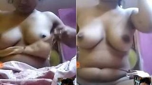 Exclusive Video Call with Cute Indian Girl Revealing Her Boobs and Pussy