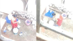 Sattha Bath with a Desi Bhabhi
