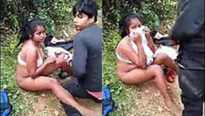 Desi Couple Gets Wild in the Jungle with Caught Footage