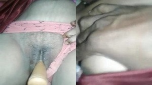 Indian wife masturbates and joins husband for a steamy session