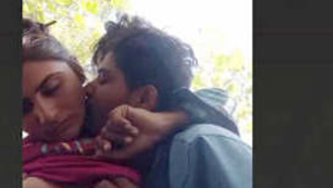 Desi horny couple Amateur Outdoors