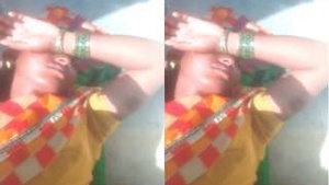 Amateur Desi Bhabhi Bathes and Fucks Dewar in Part 2