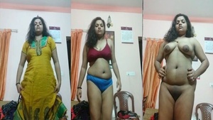 Camera captures a hot girl with big breasts and a tight pussy