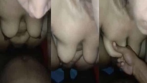 Dehatis passionate lovemaking with her lover on top