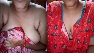 Amateur bhabhi enjoys hardcore sex with a big dildo in her village