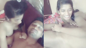 Beautiful Desi lover Romance Gf give blowjob