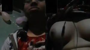 Bangladeshi village girl showing her cute boobies