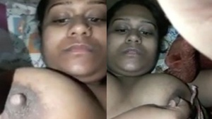Big booby Bengali girl showcasing her private body parts
