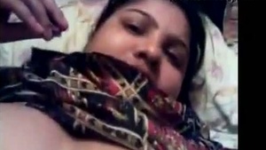 Chubby bhabhi gets pussy licked and fingered and fucked by husband