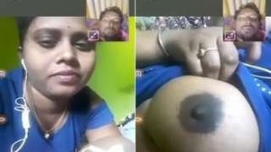 Cute Girl Showing her Boobs on Video Call