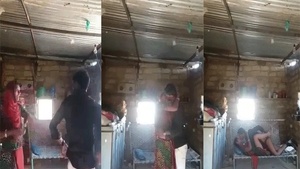 Dehati sex video of a village slut plays with her client