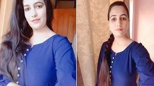 Sexy Girl Showing Her Nude Body to Lover On Video Call