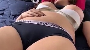 Bosomy teenager