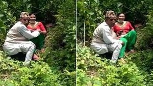 Nepali Mature Couple Out Door Fucking