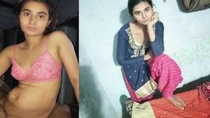 Cute Desi Wife Handjob and Fucked