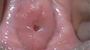 Susans pussy is charging out of the hole close-up breasts