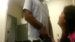 Hot girl in the office with her boss, add me