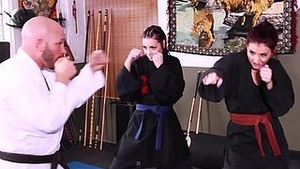 Natty Sluts Shana Allude with a Roxy Allude Share Road Up extension at the gym