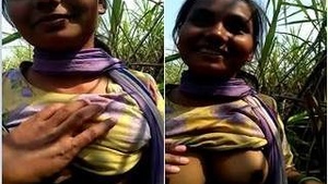 Desi Girl Showing Her Boobs Pussy and Bf Pressing Her Boobs