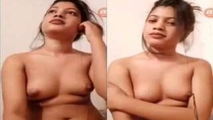 Cute Bangla Girl Shows Boobs