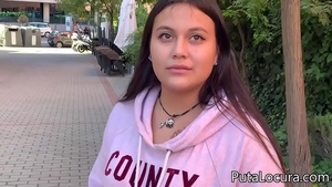 Innocent young girl getting fucked for money