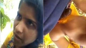 Village Girl giving Blowjob and Ridding Lover Dick