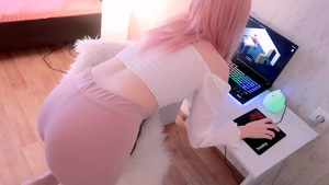 Stepsister pays with her ass