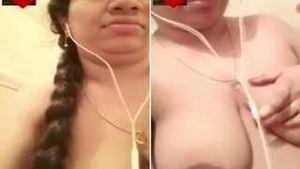 Sexy Girl Showing her Nude Body On Video Call