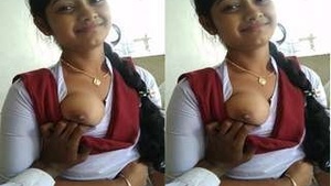 Hot Desi Girl Boobs Pressing And Fucked By Lover