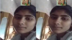 Village Girl Shows Boobs and Pussy On VC