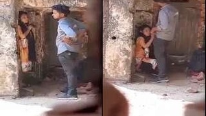 Desi Lover Out Door Blowjob and Standing Fucking