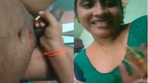 Sexy Telugu Bhabhi Give you a Handjob