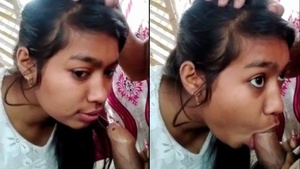 Cute Assamese college blowjob to her lover