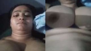 Horny Desi Girl Record her Fingerring Selfie