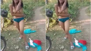 Desi Lover OutDoor Romance