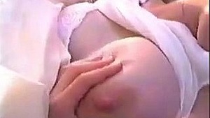 Huge couple girl feeding a vulnerable camera