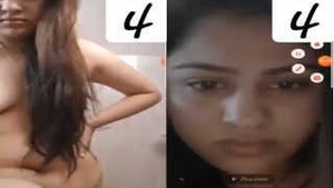 Sexy Girl Shows Boobs and Pussy On Video Call