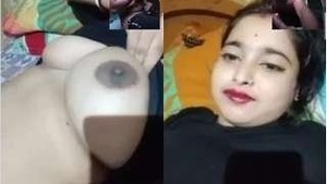 Sexy Girl Boobs on Video Call