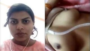 Cute Desi Girl Showing Her Boobs