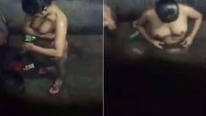 Desi Bhabhi Bathing