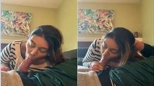 Hot Look NRI Girl Blowjob