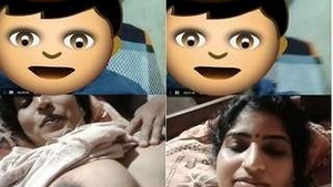 Desi Bhabhi Showing Boobs To Lover On Video Call