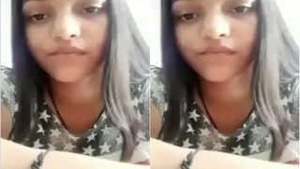 Shy Tamil Girl Showing Her Boobs To Lover On Video Call