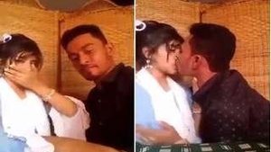 Exclusive Desi Lover Kissing and Brest Pressing