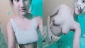 Cute Girl Showing Her Boobs