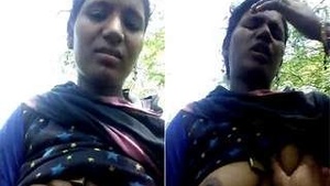 Desi Village Girl Boob Pressing And Boob Sucking BY Lover